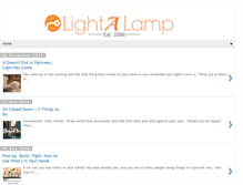 Tablet Screenshot of lightherlamp.com